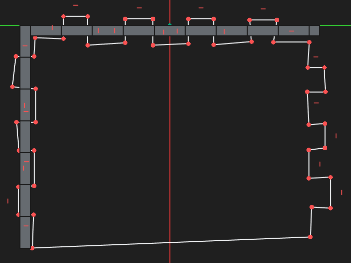 Sketching out a case in freeCAD. The lines are as straight as me.